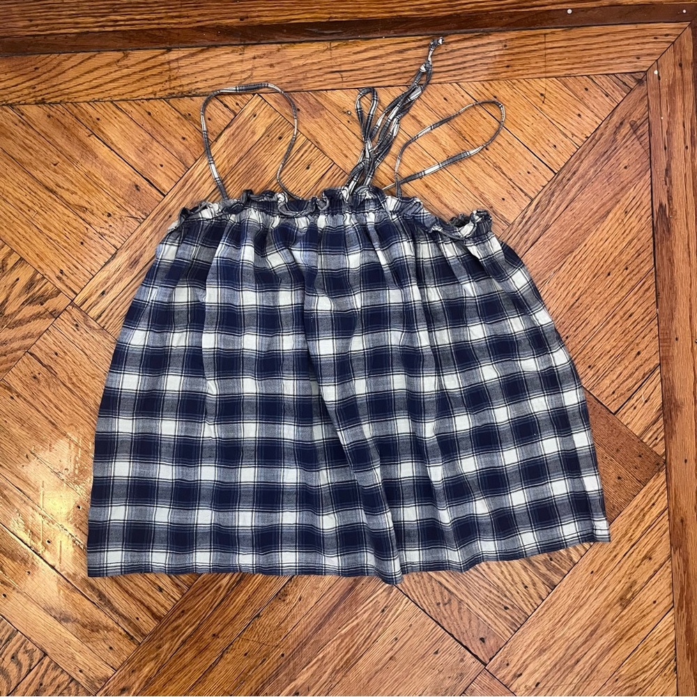 EUC Madewell Madras Tank